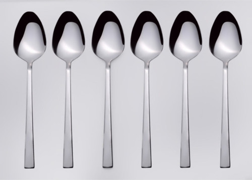 Gri Çubuk Model 12 Adet Yemek Kaşığı Paslanmaz Çelik