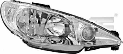 Peugeot 206 Ön Far Elektrikli Sol 2002- (Oem No: 6204S9)
