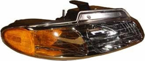 Chrysler Country- Town- 1996-00; Far Lambası Sağ Manuel (Şeffaf/Çizgili Camlı Sarı Sinyalli)Eagle Oe