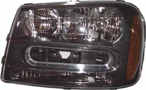 Chevrolet Traıl Blazer- 2002-2006; Far Lambası Sol Manuel Füme Sarı Sinyalli (Ls-Ss Model) (Eagle Ey
