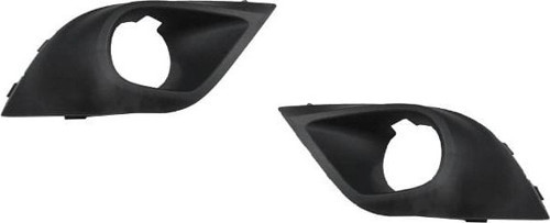 Renault Clio- 4- Hb- 2015-2000 Sis Lamba Kapağı Sis Delikli Sağ/Sol Set (2Parça)Siyah/Nikel. Çıtasız