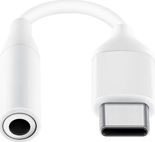 , Samsung TYPE-C İçin 3.5mm Aux, Kulaklık ve Mikrofon Adaptörü Beyaz