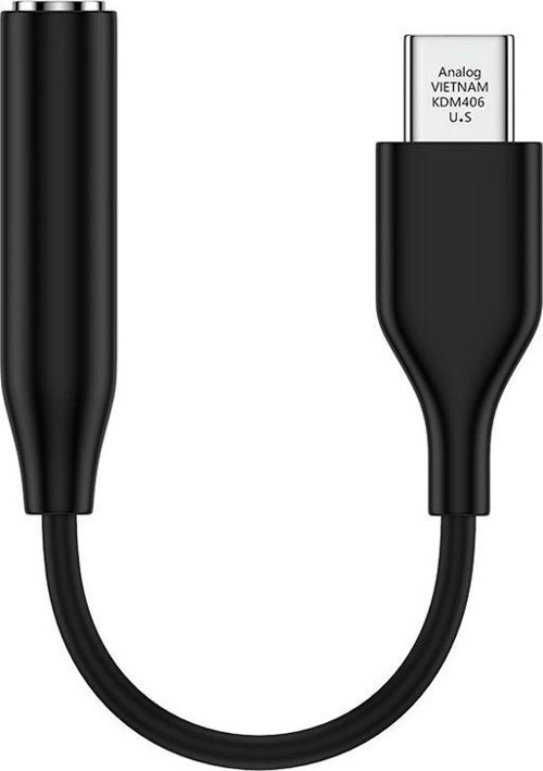 , Samsung TYP-C İçin 3.5mm Aux, Kulaklık ve Mikrofon Adaptörü Siyah