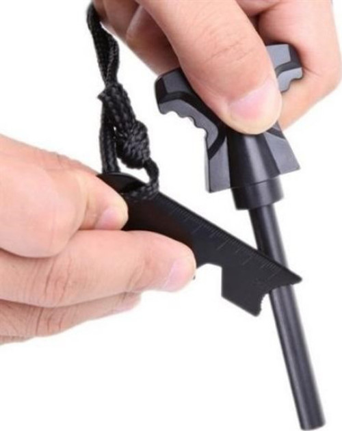 Büro Ev Ofis Kamp Keyfi için Acil Magnezyum Çakmaktaşı Kiti