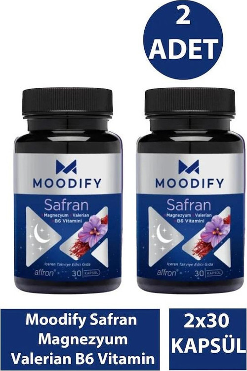 Safran Magnezyum Valerian B6 Vitamin 30 Kapsül- 2 ADET