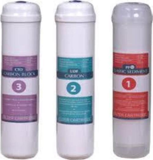 Arıtma Cihazı Inline 3'lü Takım Filtreleri