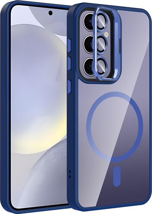 Galaxy S25 Plus Kılıf Standlı ve Kamera Lens Koruma Hediyeli Etro Kapak