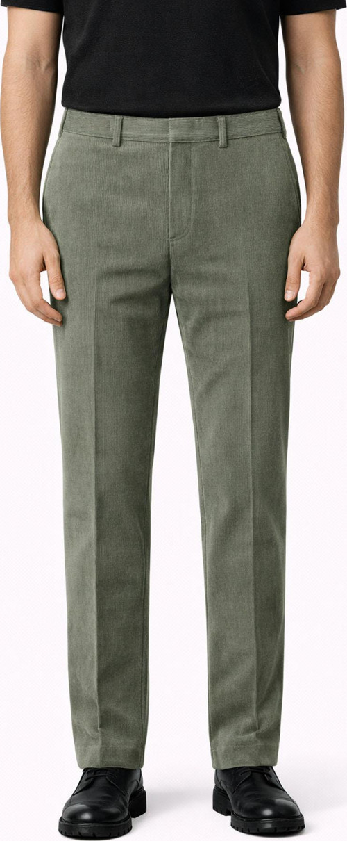 Captiva Erkek Rahat Kesim Yüksek Kalite Klasik Kışlık Kalın Içi Polarlı Termal Kadife Pantolon Baba Fitilli