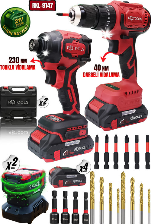 BORDO 2'Lİ SET (230 NM TORKLU - 45 NM VİDALAMA)