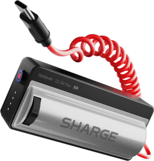 Grip 5.000 mAh Powerbank ve Kamera Tutucu - Dokunsal Bluetooth Deklanşör Tuşlu - Dahili USB-C Kablolu Taşınabilir Şarj Cihazı