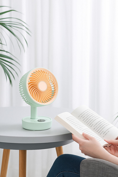 JAF17 Taşınabilir Masaüstü Yeşil Usb Fan