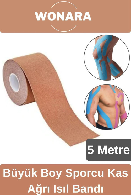 Geniş Boyutlu Hızlı Sonuç Veren Kas Eklem Bel Bacak Sırt Omuz Kalça Sporcu Ağrı Kesici Isıl Bandı