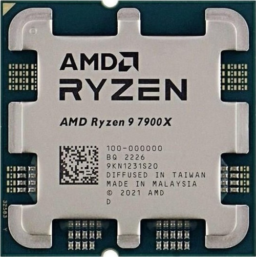 Ryzen 9 7900X 78Mb 12Çekirdekli O/B Uhd Am5 170W Kutusuz+Fansız