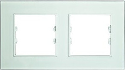 APG102-21 AsFir Pleksiglas Parlak Beyaz İkili Çerçeve (Mekanizma Hariç)