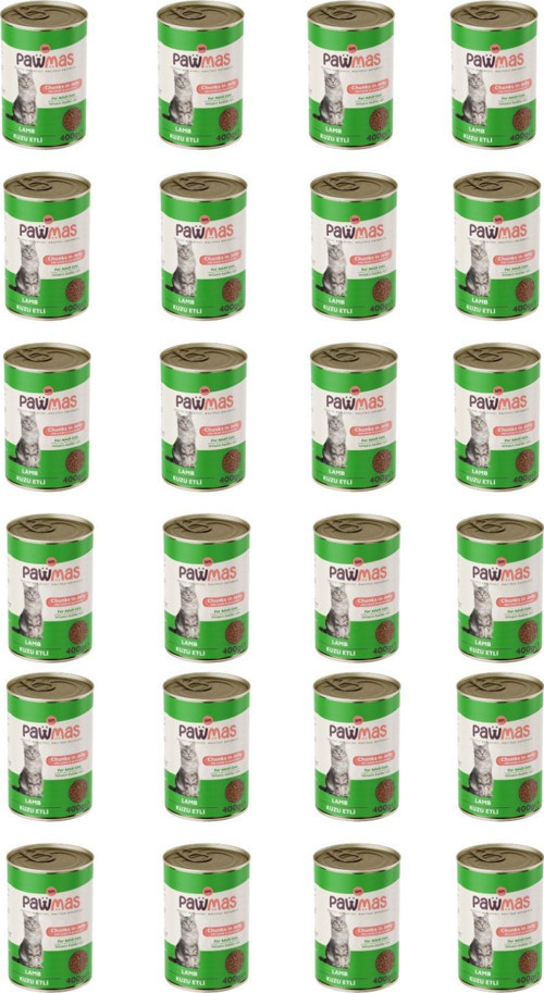 kuzu etli yetişkin kedi konservesi 400 gr x 24adet