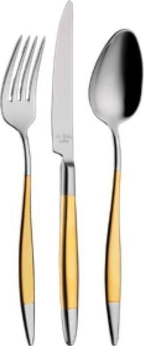 89 Parça Elegant Prestige Plus Altın Gold Çatal Kaşık Bıçak Takımı