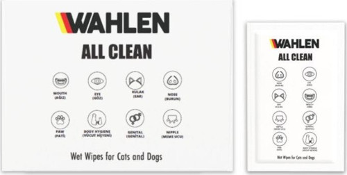 Kedi ve Köpekler İçin Nano Silver Temizleme Mendili 50'li