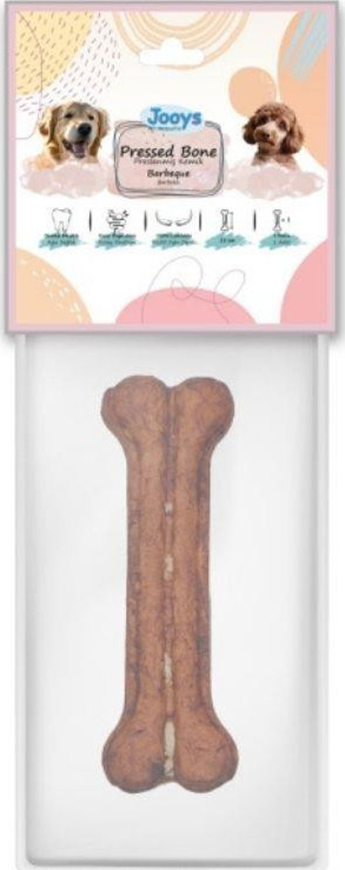 Barbekü Soslu Pres Köpek Ödül Kemiği 22 cm