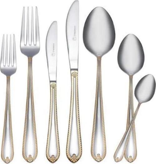 A2517 Dilruba Gold 84 Parça Çatal Kaşık Bıçak Seti