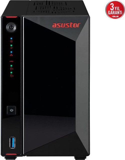As5402T-16Gb Celeron N5105-16Gb Ram-2-Diskli Nas Sunucu (Disksiz)