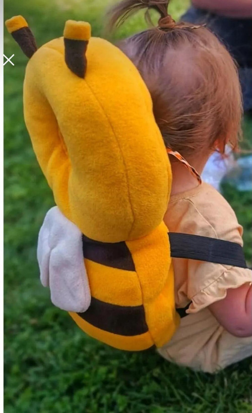 Ruyalarbebek Sarı Bebek Kafa Koruma Yastığı Arı Ilk Adım Yastığı