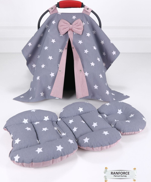 Puset Örtüsü Puset Minderi 2 Parça - Bel Destekli