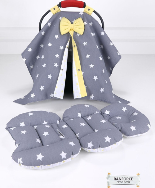 Puset Örtüsü Puset Minderi 2 Parça - Bel Destekli