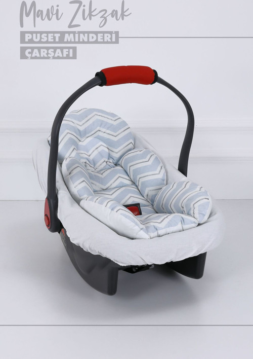 2 Parça - Bel Destekli Puset Minderi, Puset Çarşafı, Pamuk Kumaş