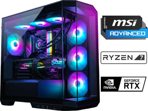 Pano X70 Ryzen 7 7800X3D 32GB DDR5 Ram 1TB M.2 NVMe SSD 8GB RTX5060 Sıvı Soğutmalı Msi Oyuncu OEM Paket