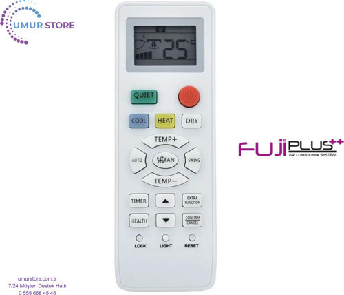 Fujiplus FP18TD2HRA Uyumlu Klima Kumandası