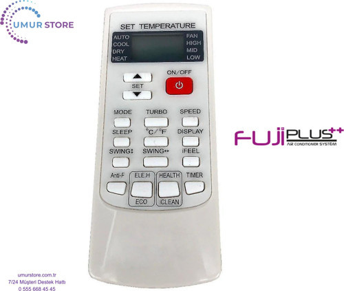 Fujiplus FP-9AX/19 Uyumlu Klima Kumandası
