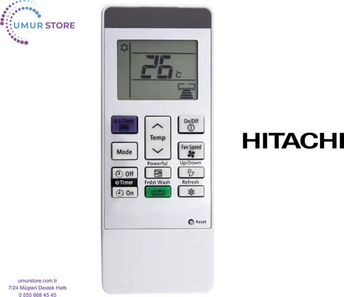 Hitachi RAR-MOA6 Üniversal Uyumlu Klima Kumandası
