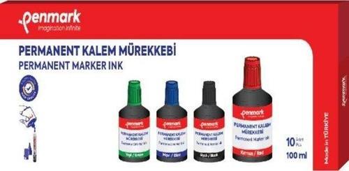 Permanent Marker Mürekkebi 100 Ml Kırmızı
