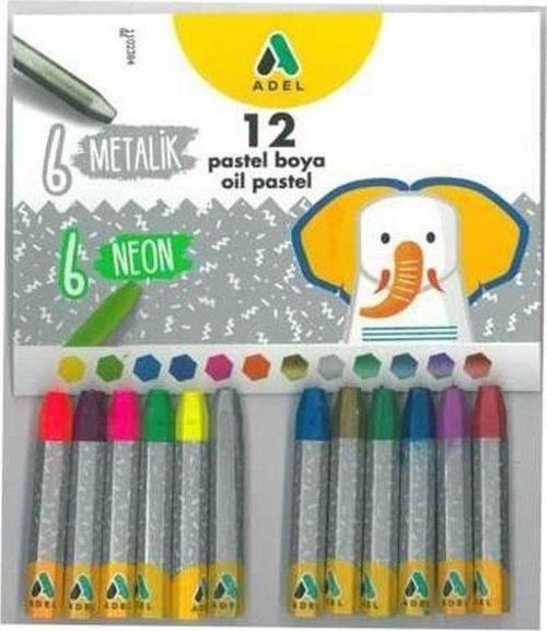 12li Metalik + Fosforlu Pastel Boya