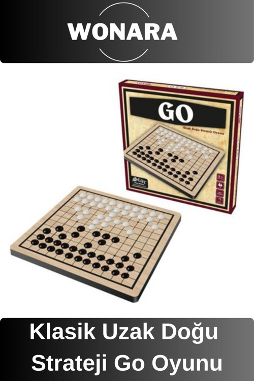 Premium Board Game - Zeka Geliştirici Eğitici Strateji Küçük Boy Klasik Go Kutu Oyunu