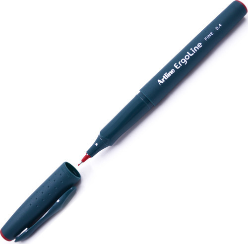 Ergoline Kalem 0.4 mm Kırmızı ERG-3400