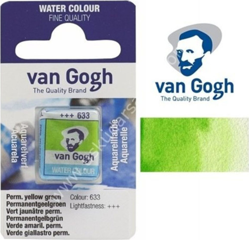 Van Gogh Sulu Boya Tablet Perm. Yellow Green 633 5607459