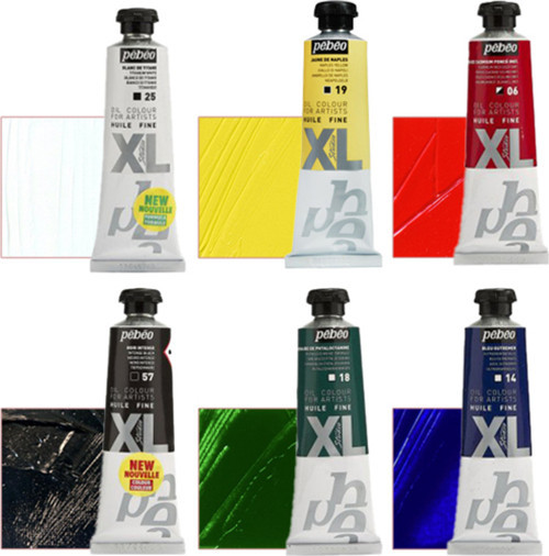 Fine Studio Xl Oil 37 ml Pebeo Yağlıboya Yağlıboya Set 6'lı