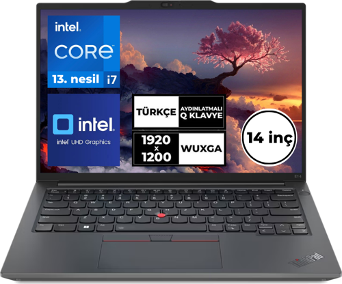 ThinkPad E14 Gen 5 i7-13700H 24 GB 2 TBSSD 14" WUXGA Freedos 21JLS2TUL1 BT9
