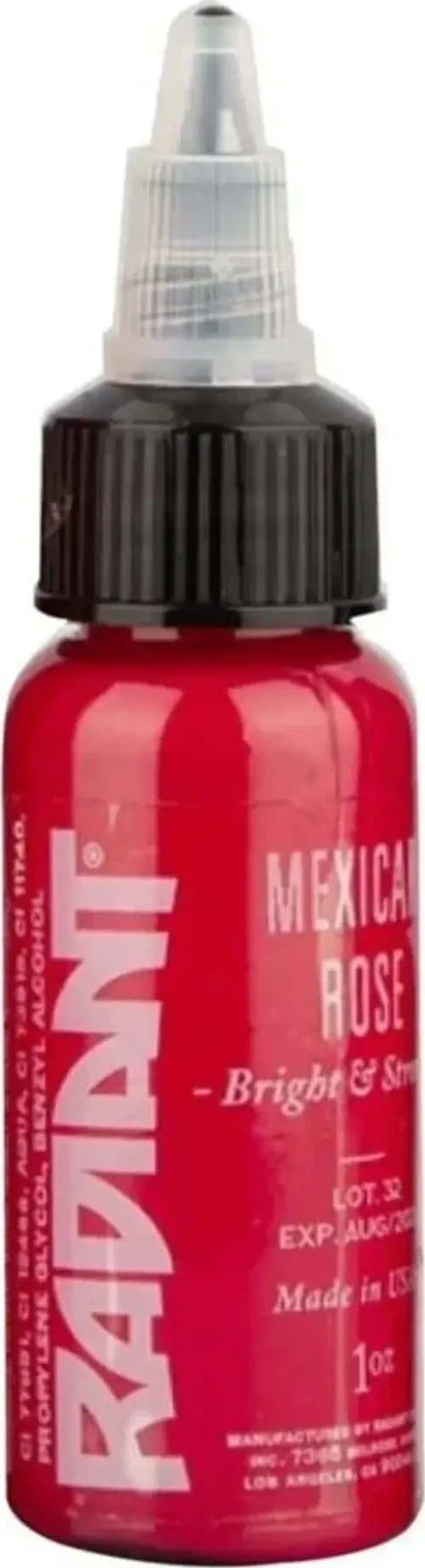 Mexican Rose Radiant Dövme Boyası 30ml – Yoğun Pembe Profesyonel Tattoo Ink