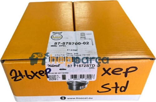 Opel Vectra C 1.6 Twinport (Z16XEP) Piston Segman Takımı STANDART Göetze Nüral