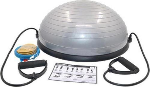 Bosuball Yarım Denge Topu Pilates Aleti - Bosu Ball Gri 60cm