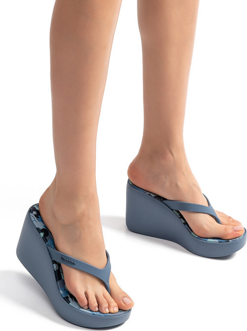 High Fashion Thong Kadın Parmak Arası Terlik Mavi 35/40