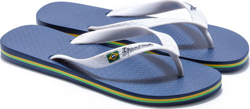Clas Brazil Erkek Parmak Arası Terlik Beyaz Mavi 39/48