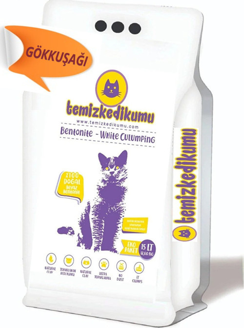 Temizkedikumu Gökkuşağı Bentonit 15 Lt.