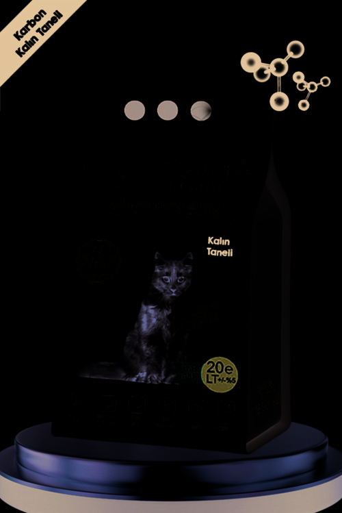 Aktif Karbon Kalın Taneli Kedi Kumu 20 Lt -Cat Litter