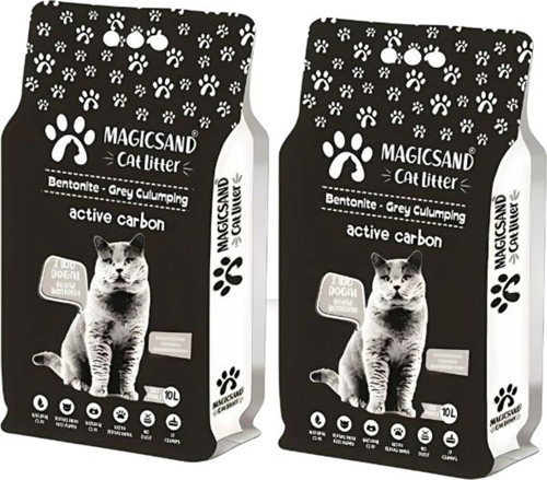 Aktif Karbon Kedi Kumu 10Lt X 2 Adet