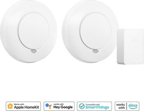 Wi-Fi Uzaktan Kontrollü 2'li Akıllı duman Sensör Kiti