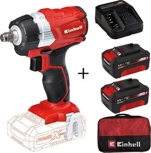 Te-Cw 18 Li Bl Akülü Darbeli Somun Sıkma + 2X4AH Starterkit + Bez Çanta