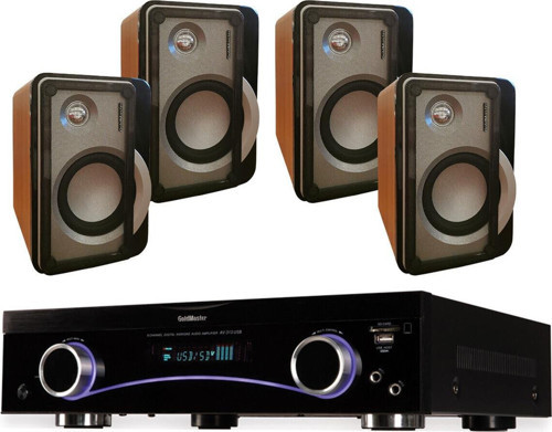 4 Adet Hoparlör Anfi AV-313 Set Ev Sinema Sistemi